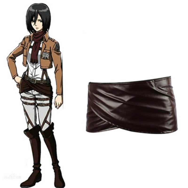 Атаковать титановый фартук Shingeki No Kyojin высокого качества Эрен косплей кожаный |