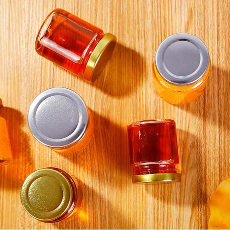 X30 Мини Стеклянная банка для меда емкостью 25 мл вес 1 унция стеклянная с