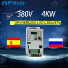 3 фазы 380V Выход 0.75KW-4KW инвертор-Бесплатная доставка-векторное управление регулируемый приводчастотно-регулируемым приводом 0.75KW-4KWпривод переменного токаVSD