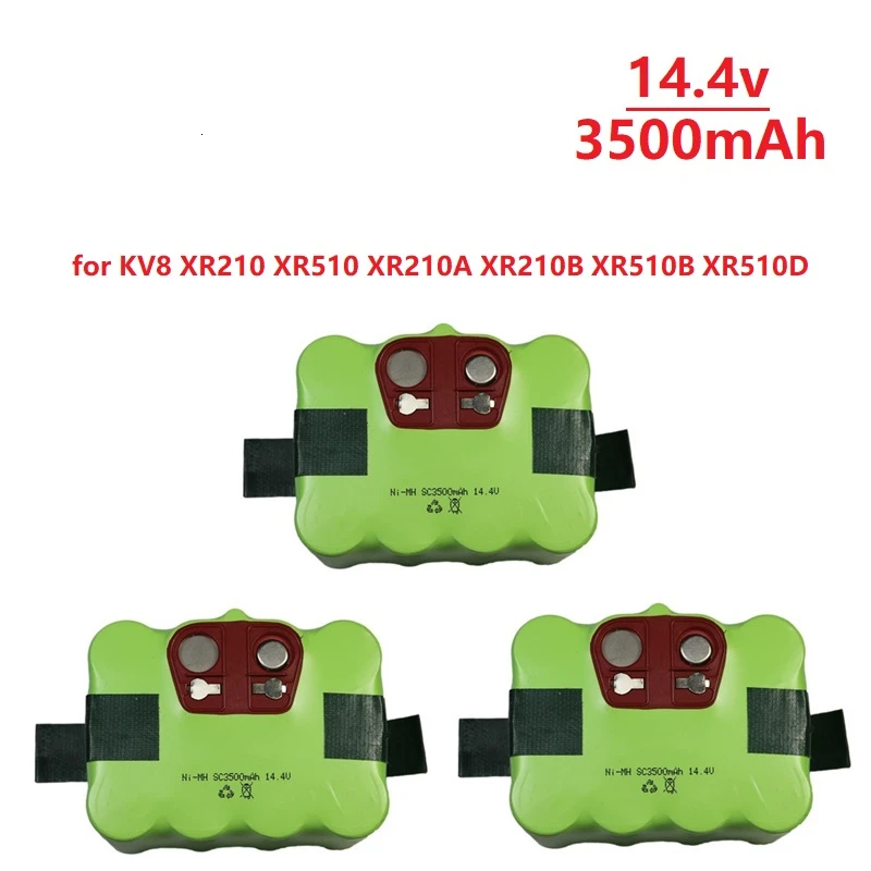

Перезаряжаемый аккумулятор SC Ni-MH 14,4 В 3500 мАч для пылесоса KV8 XR210 XR510 XR210A XR210B XR510B XR510D