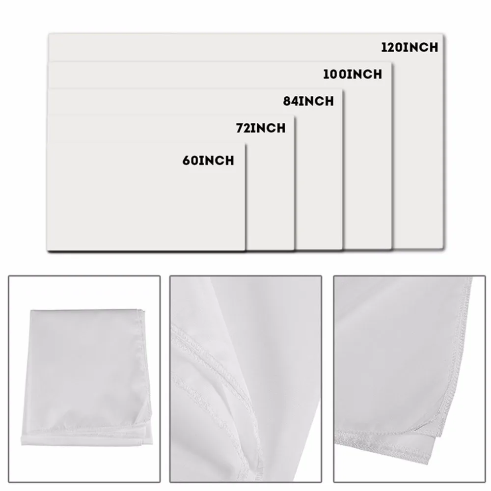 Большой 16:9 складной дизайн домашний проекционный экран кинотеатра наружный