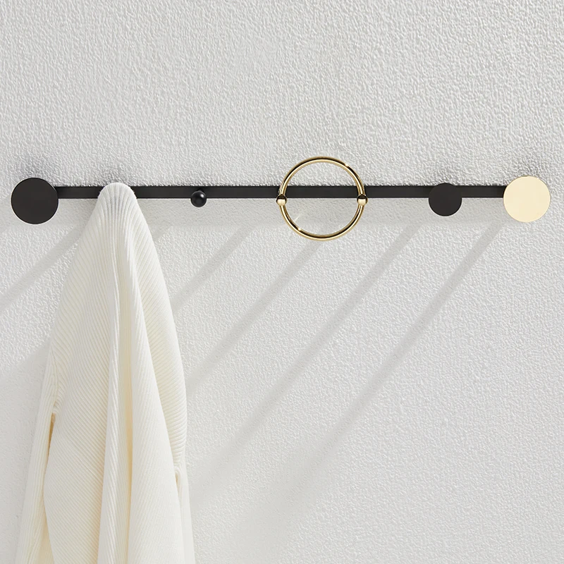 

Robe Hooks Solid Brass Coat Clothes Hangers Door Hook Shower Sponger Storage Towel Hooks For Bathroom Wall Hooks