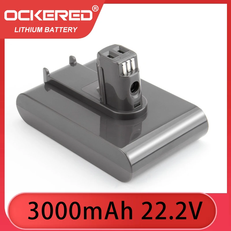 

Ockered New Li-ion Rechargeable Battery For Dyson DYS-DC31 DC34 DC45 DC44 DC35 DC31 22.2V 3000mAH Lithium Power Tool Batteries