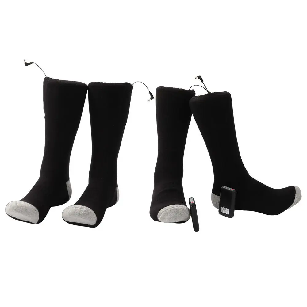 

Зимние уличные длинные электрические носки с подогревом термостойкие термоноски с подогревом три режима эластичный удобный комплект