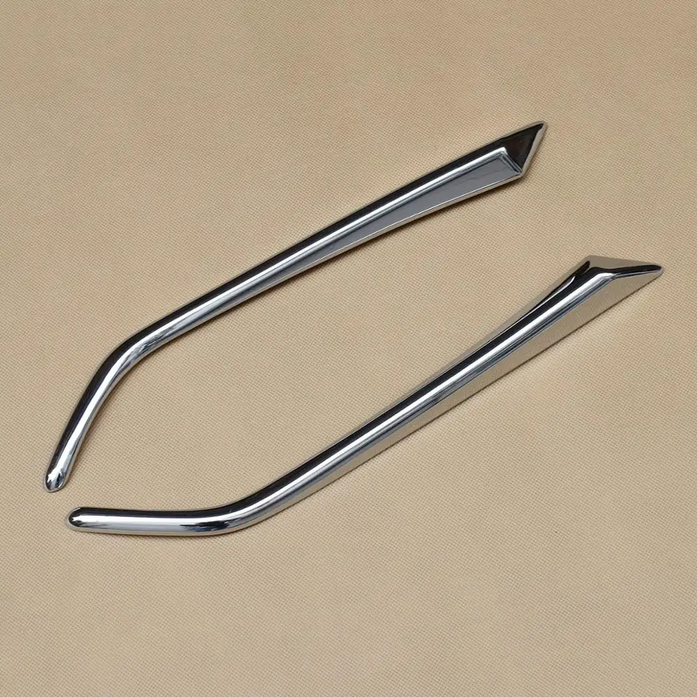 Хромированные передние противотуманные фары светильник лампа полоса для век