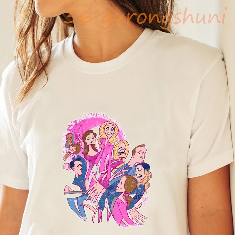 Футболка kpop для девочек графические футболки белая женские в Корейском стиле kawaii