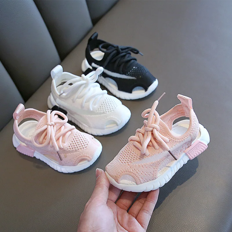 

2020 Summer New Boys White Shoes Breathable Mesh Shoes Children Sandals Girls Kids Casual Coconut Shoes for Baby Toddler Sandals