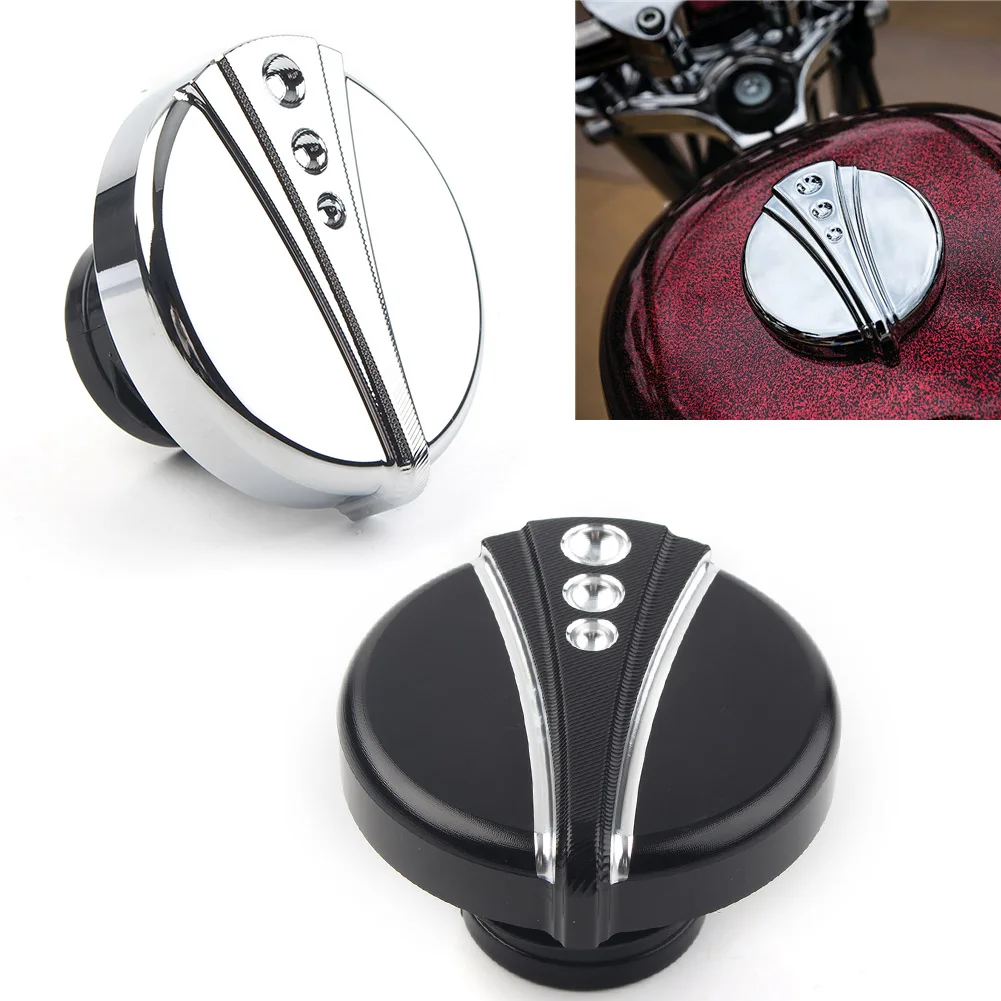 

Motorbike Fuel Gas Tank Tank Cap Oil Cover For Harley XL Sportster XL883 XL1200 48 Dyna Freewheeler Road King CNC Aluminum