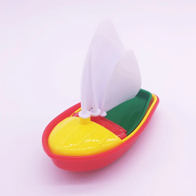 

3Pcs Bath Boat Toy Plastic Sailboats Toys Bathtub Sailing Boat Toys for Kids (Multicolor Small+Middle+Large Size)