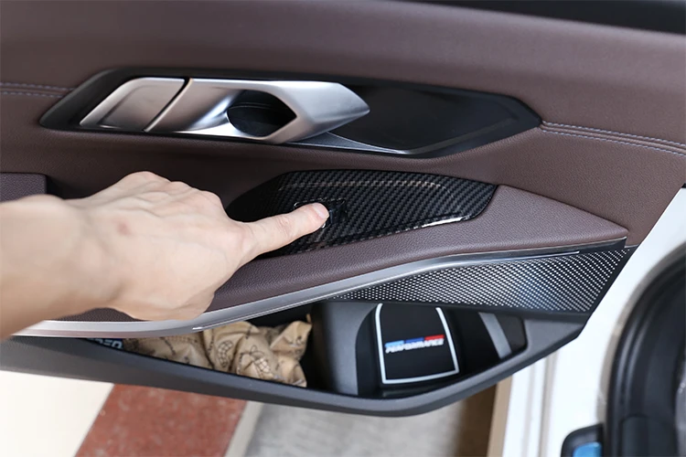 Для BMW 3 серии G20 2019 2020 Внутренняя дверь подлокотник окно Лифт кнопка панель Крышка