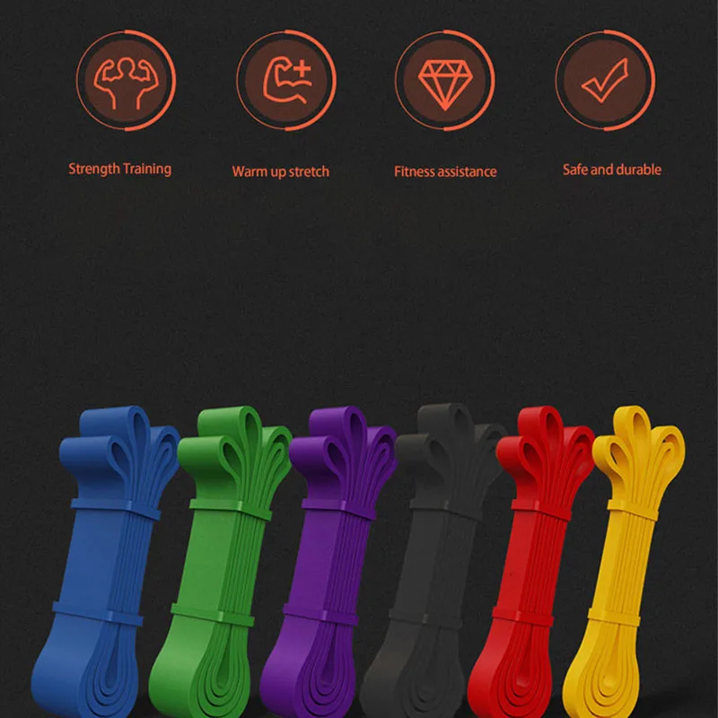 Спортивные Эспандеры для спортзала йоги эластичные резиновые ленты фитнеса