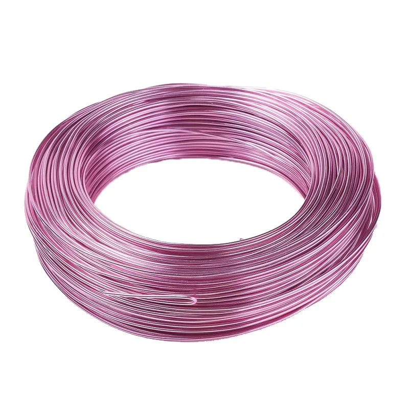 HotPink 500g 0,8/1/1,5/2/3/3,5/4/5/6 мм алюминиевая проволока ювелирных изделий для ювелирных украшений Hand-Made ремесла F60 - Цвет: HotPink