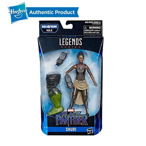 Black Panther Shuri Hasbro Мстители Marvel легенды серии завершающей с героями комиксов Марвел, спасательный 6-дюймовый Коллекционные Фигурки игрушки Пеппер Потс; военная машина - Цвет: Black Panther Shuri