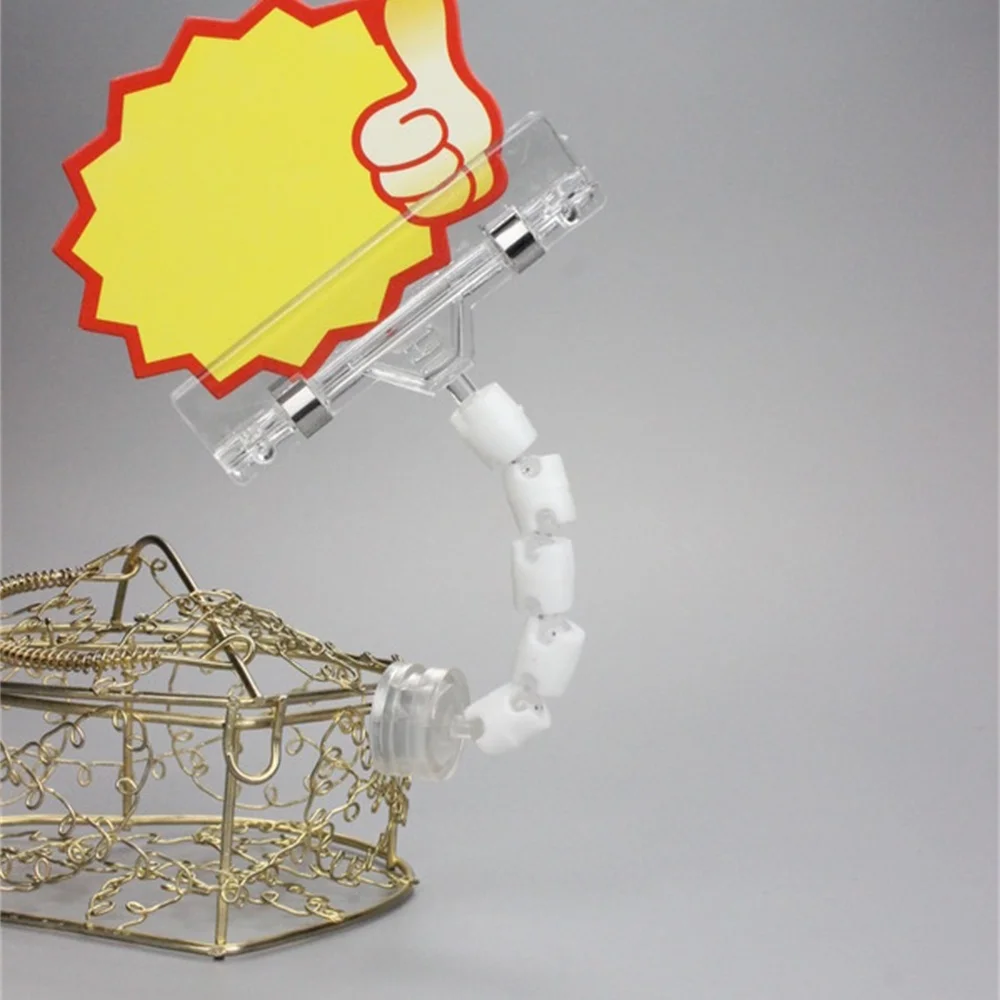 20 шт. универсальный магнитный зажим поп ценник тег значок держатель для этикеток