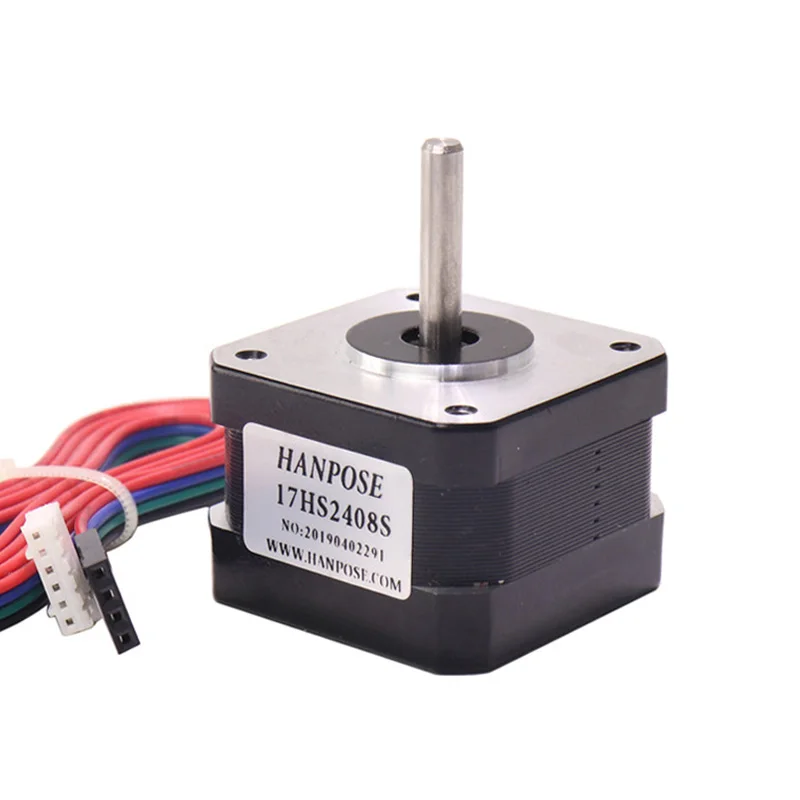 Шаговый двигатель Nema17 12 Н. См 42 17HS2408S 4-lead с DuPont line 0.6A CE ROSH ISO CNC лазерный