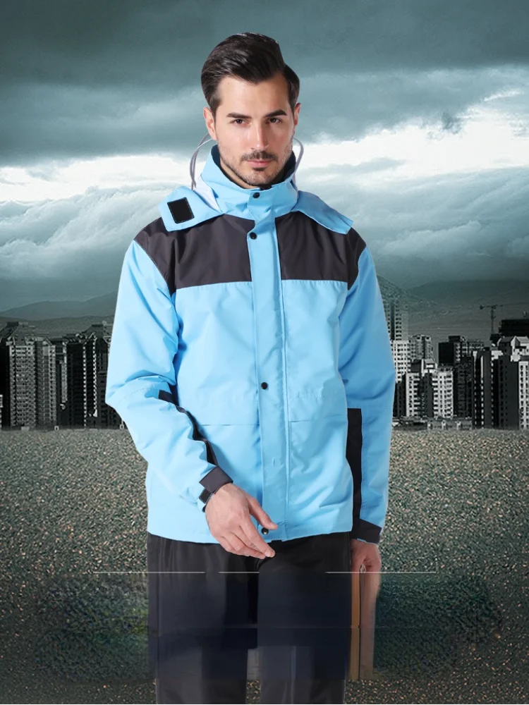 

Waterproof Rain Coat Motorcycle Ultralight Adult Hiking Breathable Raincoat Fabric Climbing Chubasquero Hombre Rainwear EB5YY