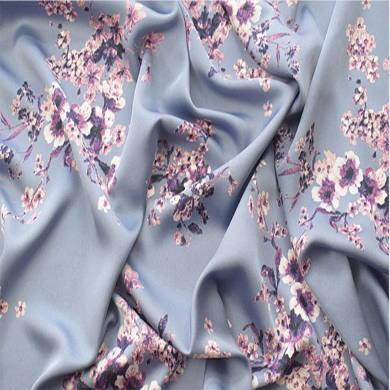 Высококачественная шифоновая ткань с принтом для платья сделай сам украшения