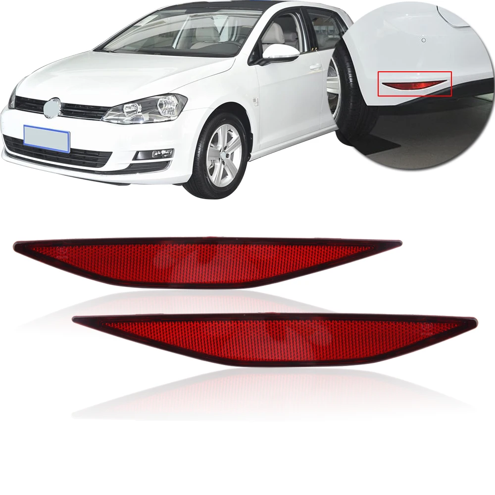 CAPQX задний тормозной светильник для Volkswagen VW Golf 7 MK7 2014 2015 2016 2017 бампер сигнальный