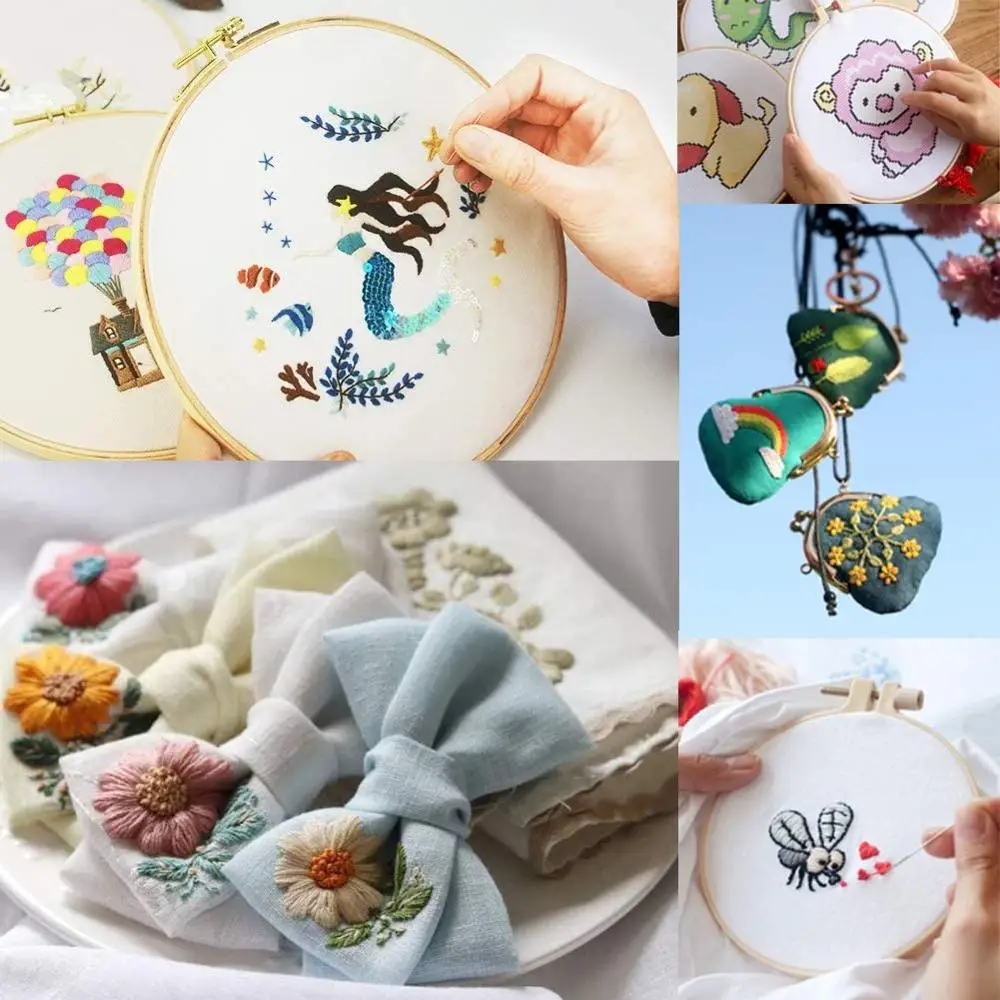 Nonvor 162 шт. Стартовый Набор для вышивки 100 цветов нитки крестом начинающих | Дом и