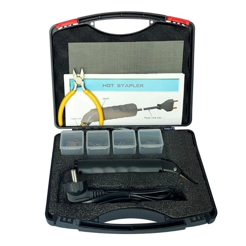 

Welder Hot Stapler Car Bumper Repair Welding Gun Welding Machin Kit Repairing Tool Staplers Soldering Iron Set