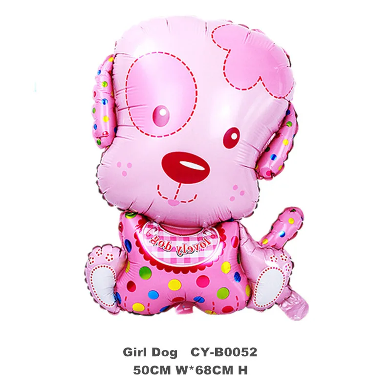 Высокое качество надувная собака на день рождения праздничные гелиевые шары для