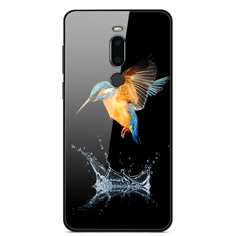 6 Чехол для Meizu M8, закаленное стекло, жесткая задняя крышка для Meizu M8 M 8, мягкий чехол для телефона, бампер для MeizuM8, защитный чехол 5,7 дюйма - Цвет: 6