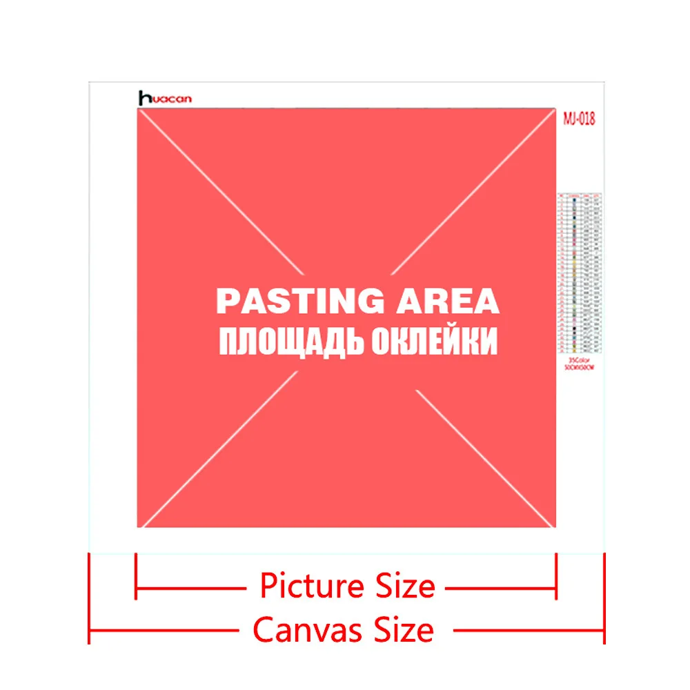 Набор для алмазной вышивки цветы Huacan картина из квадратных страз сделай сам