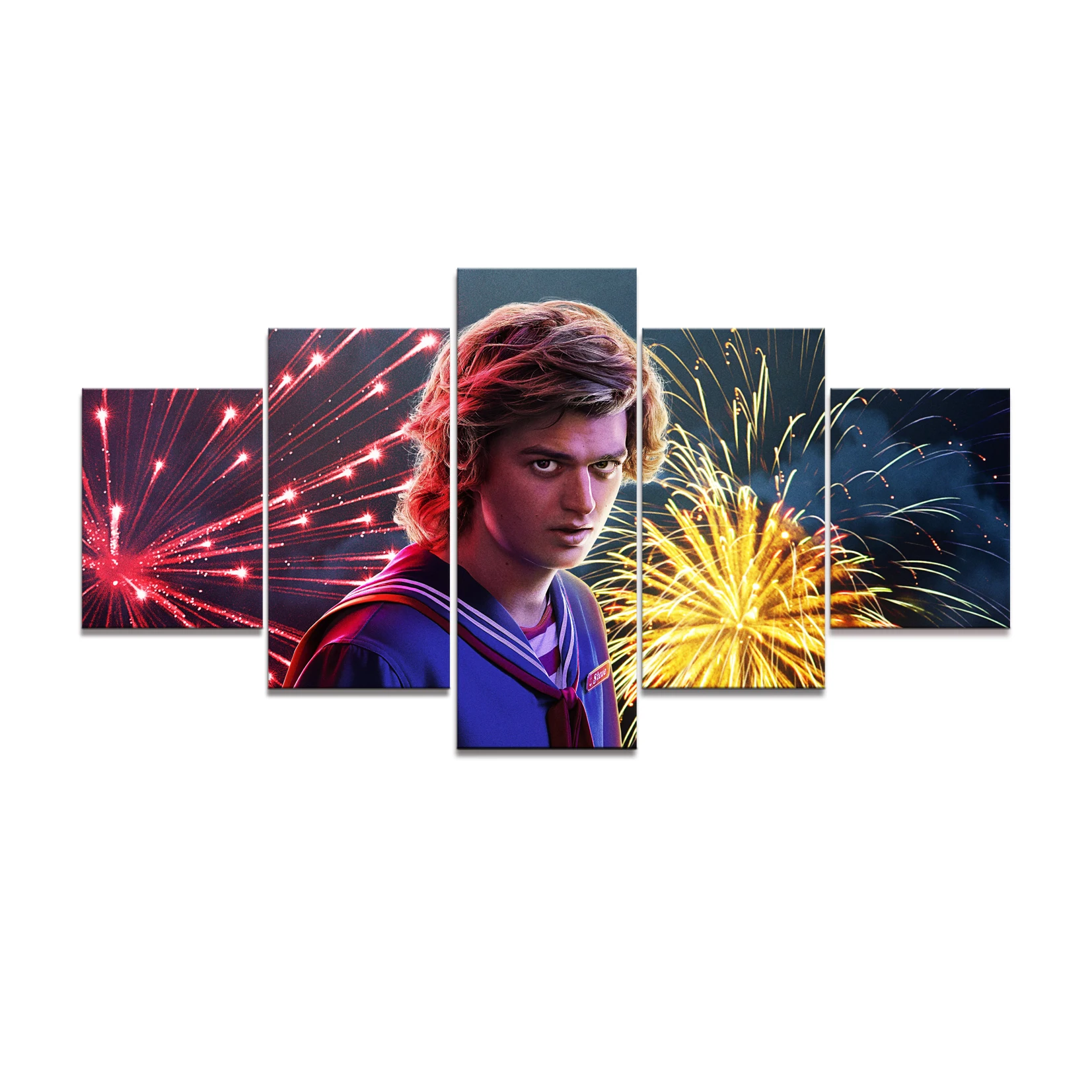 Модульная Картина на холсте для домашнего декора 5 шт. очень странные дела 3