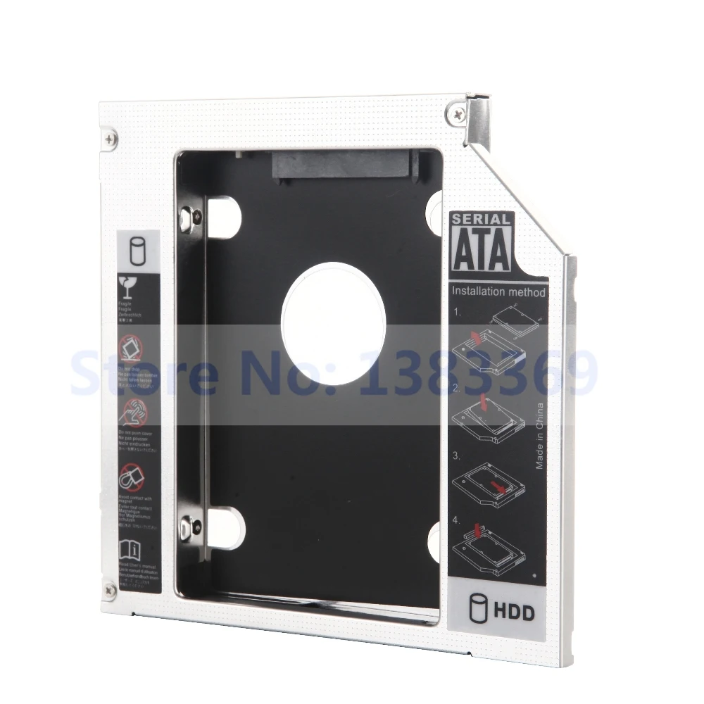 Адаптер жесткого диска NIGUDEYANG 2nd 12 7 мм SATA HDD SSD Оптический отсек Caddy лоток для Lenovo G700
