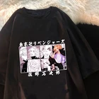 МужскаяЖенская Летняя мода Токио Мстители принт Manjiro Sano футболки персональная аниме графика футболка унисекс футболка
