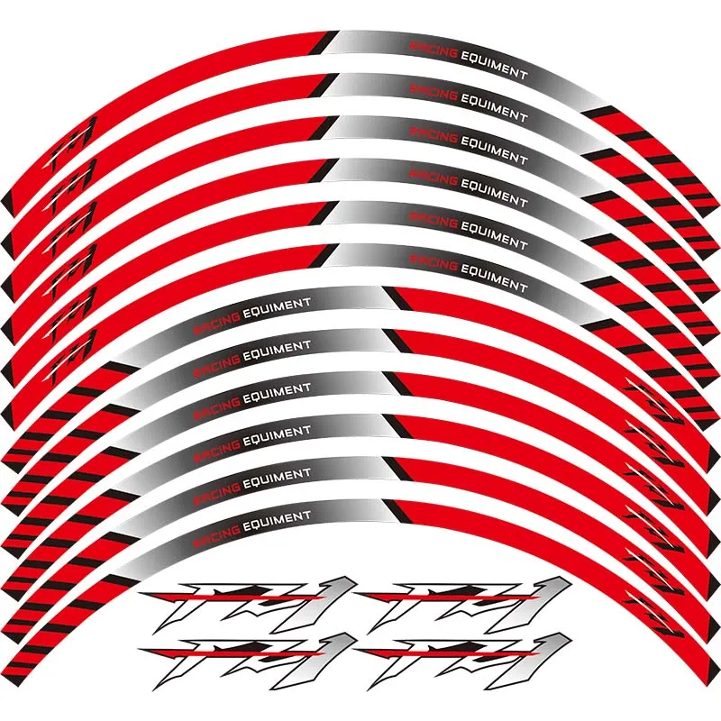 Высококачественная наклейка на колеса мотоцикла Светоотражающая обод