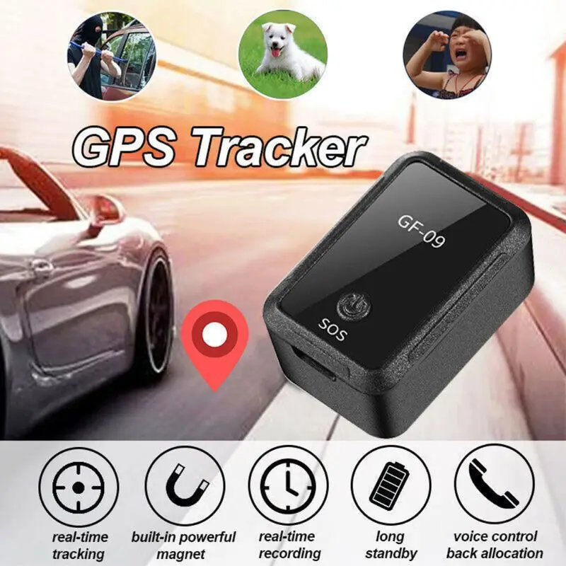

Magnetic GF09 Mini Car APP GPS WiFi LBS BEIDOU Locator Tracking Recorder Device Equipment