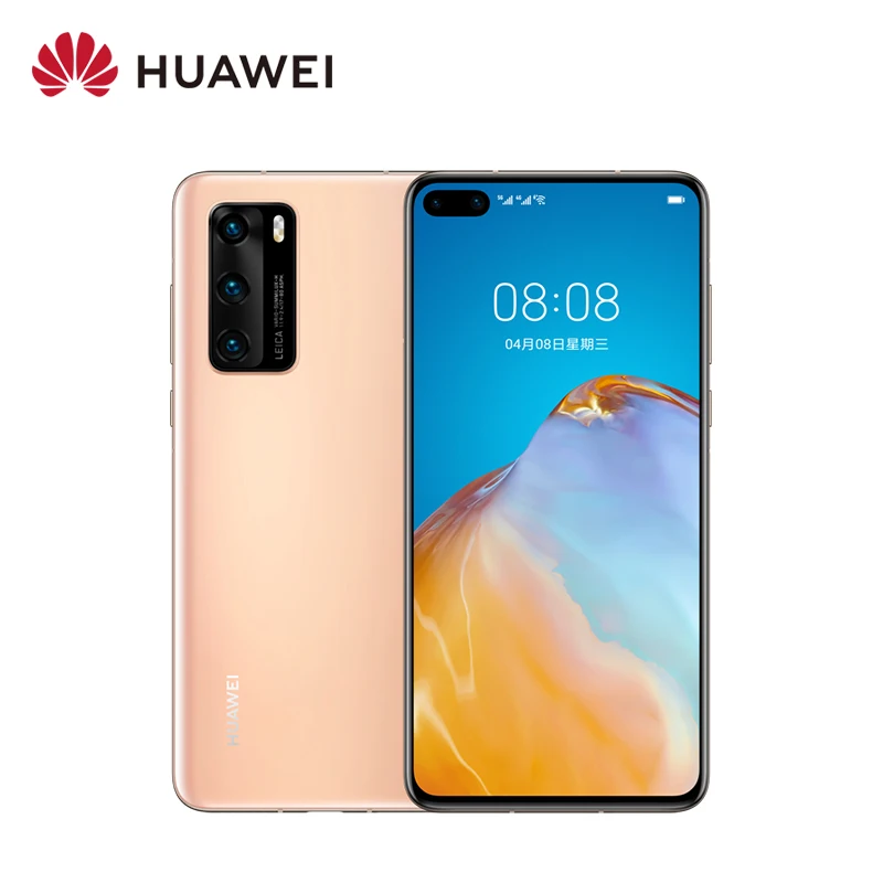 Huawei P40 мобильный телефон с 6 1-дюймовым дисплеем восьмиядерным процессором 3800 мАч