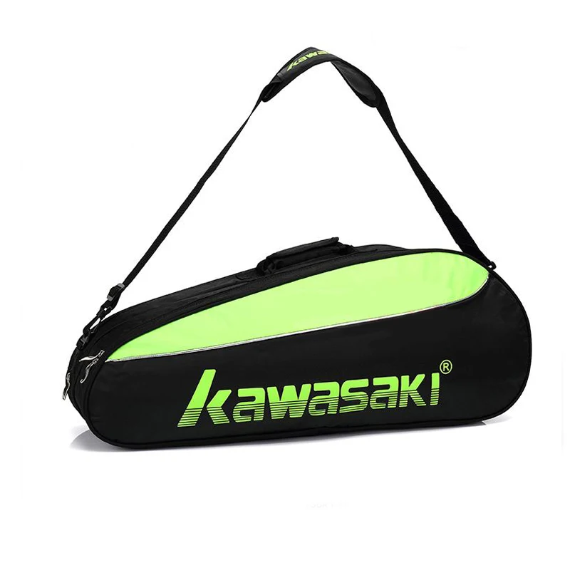 Kawasaki теннис бадминтон рюкзак для ракеток 6 бадминтон Raqueta большой емкости один Shouders диагональный крест портативная тренировочная сумка