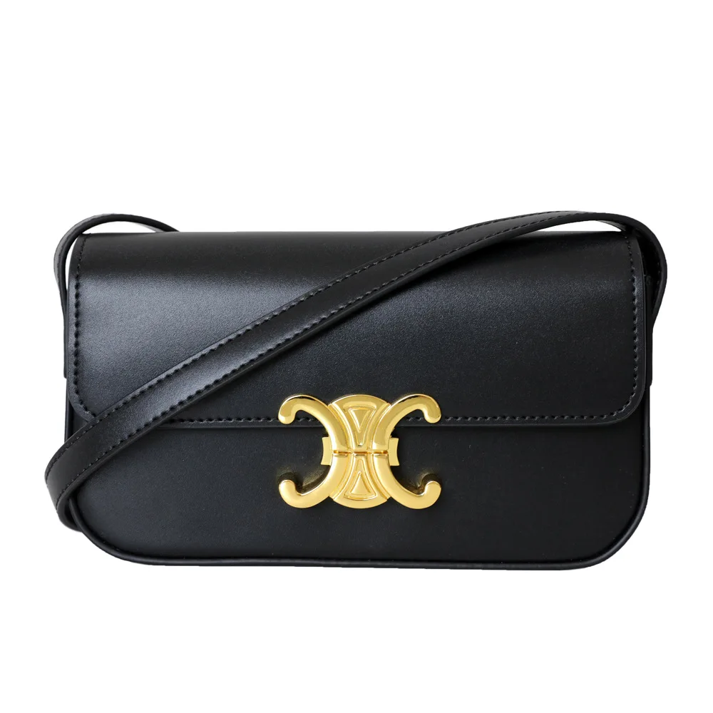 

2021 new cowhide small triumphal arch small square bag