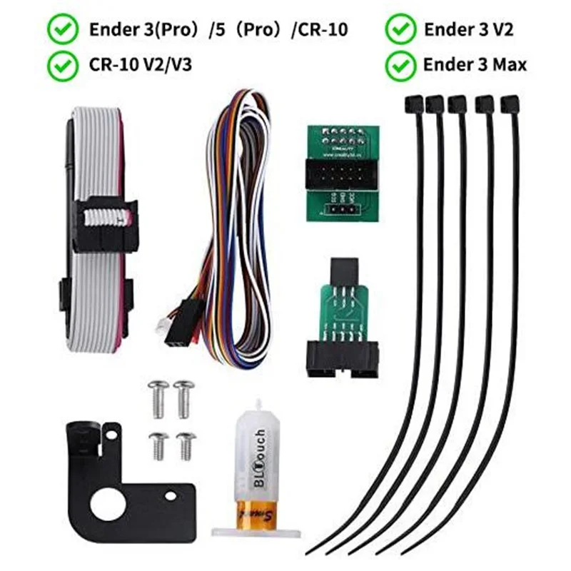 

CREALITY 3D BL Touch Sensor Auto Bed Leveling Sensor For CR/Ender Series Ender-3(Pro) Max /Ender-5(pro)/CR-10 V3 /Ender 3 v2