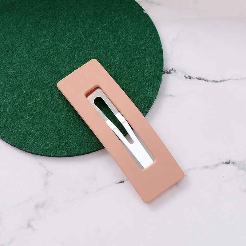 1 шт. однотонные заколки для волос из смолы геометрические Пустые Квадратные