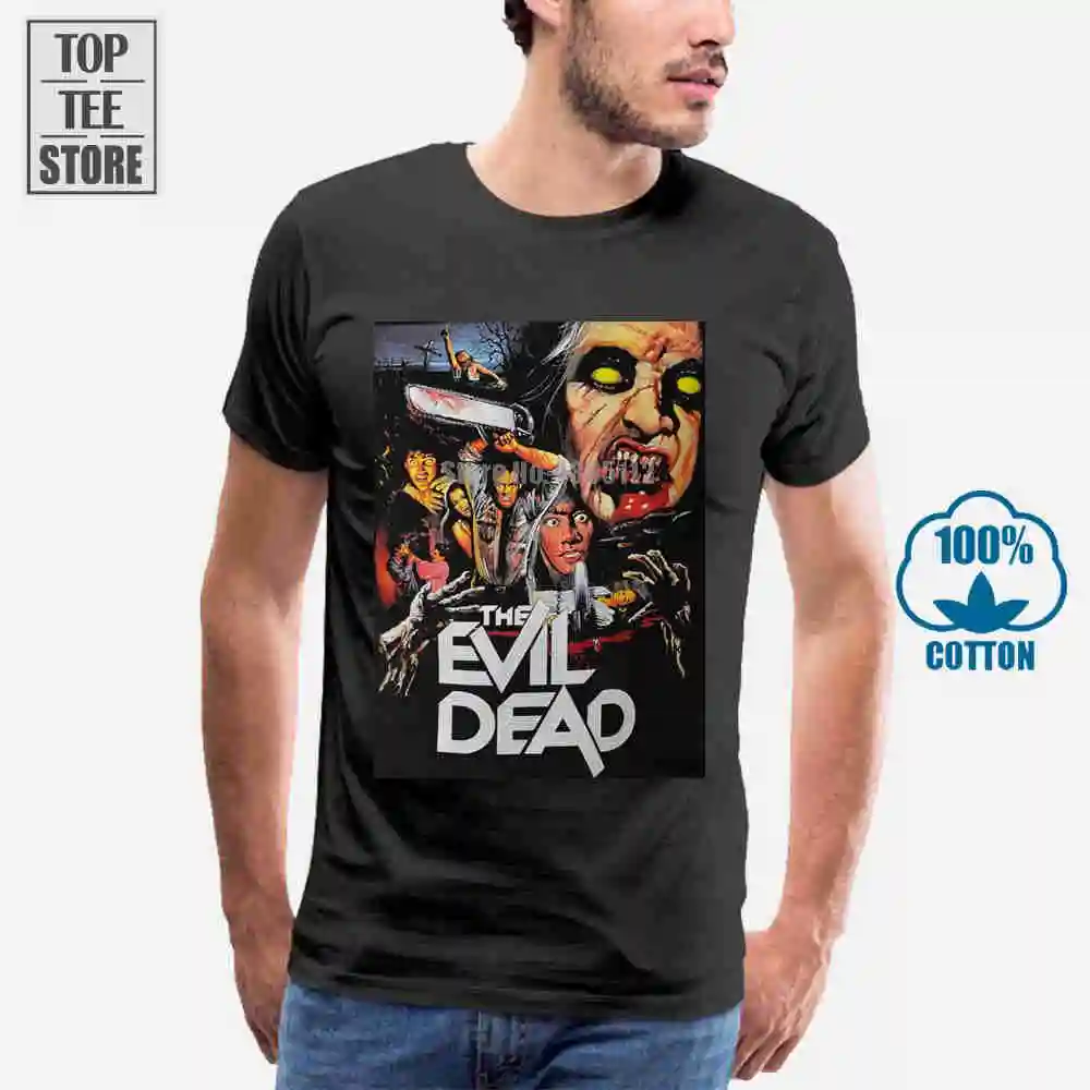 Футболка с постером фильма The Evil Dead 1981 | Мужская одежда