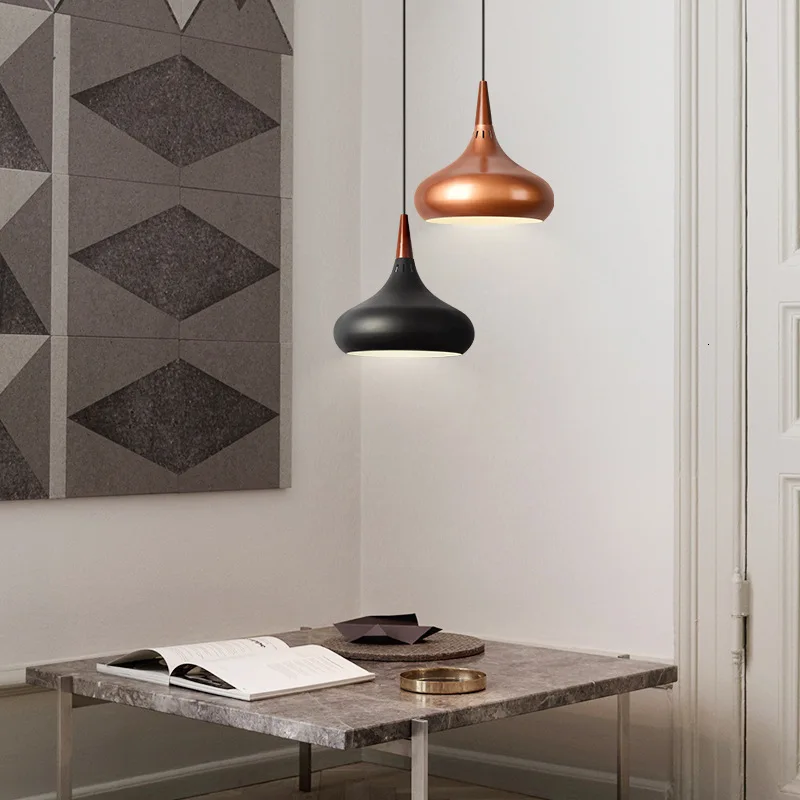 Personality Small A Chandelier Living Room Bedroom Bedside Aisle Hallway Raw Wood Modern Concise Restaurant | Лампы и освещение