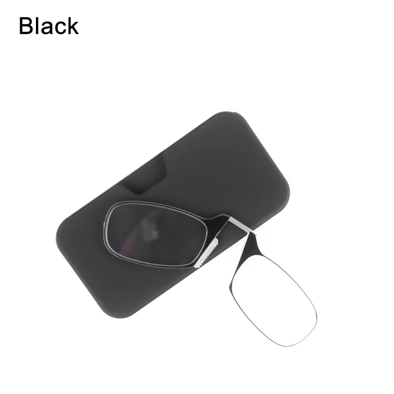 

Legless Nose Reading Glasses For Both Men And Women Portable Ultra-thin Glasses Case can Be Attached To The Mobile Phone Case