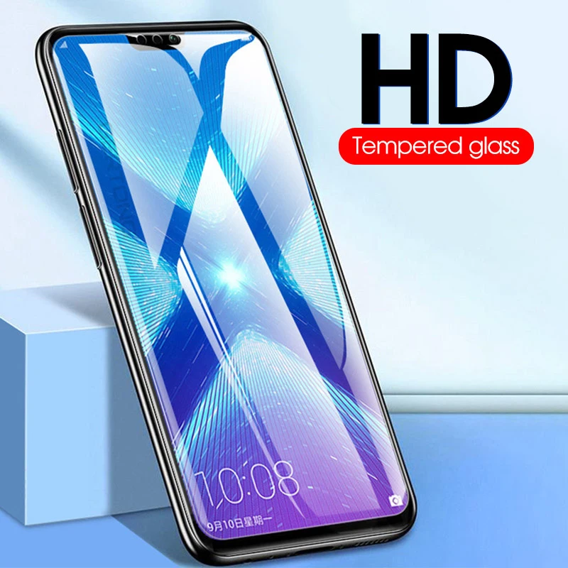 Прозрачное закаленное стекло для Huawei Honor 8X 9X Pro Y9 Prime 2019 P Smart Z Plus прозрачная