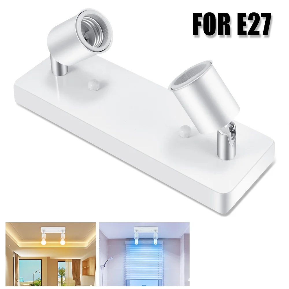 $10.34 2 Attic Ceiling Lamp Holder Art Kitchen Wall And Modern E27 Lamp Holder Living Bar Lighting Device (Not Bulb)