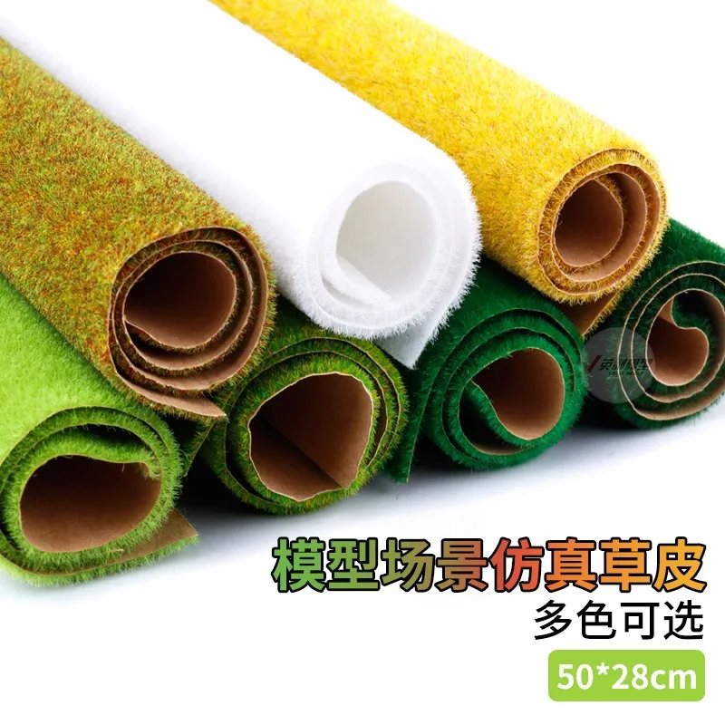 

Model scene making, micro world, sand table making, simulation lawn turf, multi-color optional 50*28cm