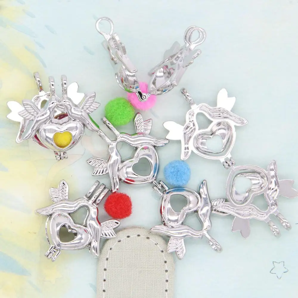 1 шт Любовь Птица Сердце мир голубь животное жемчужное колье с кулоном в виде