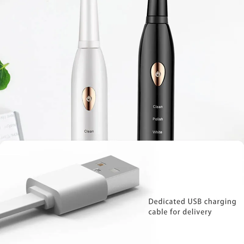 

Electric Toothbrush Smart Tooth Brush for Ultrasonic Automatic Fast Rechargeable Adult Waterproof