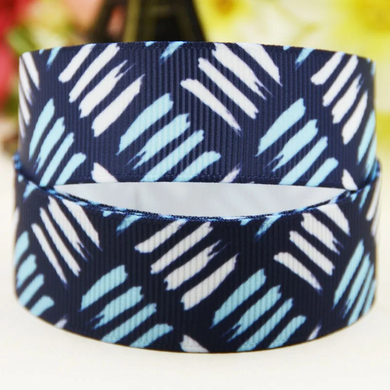 22 мм 25 38 75 с геометрическим рисунком Grosgrain ленты вечерние свадебные украшения 10