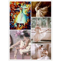 great dancers painting by numbers for adults kits hand painted decor drawing canvas diy oil coloring paint pictures by numbers