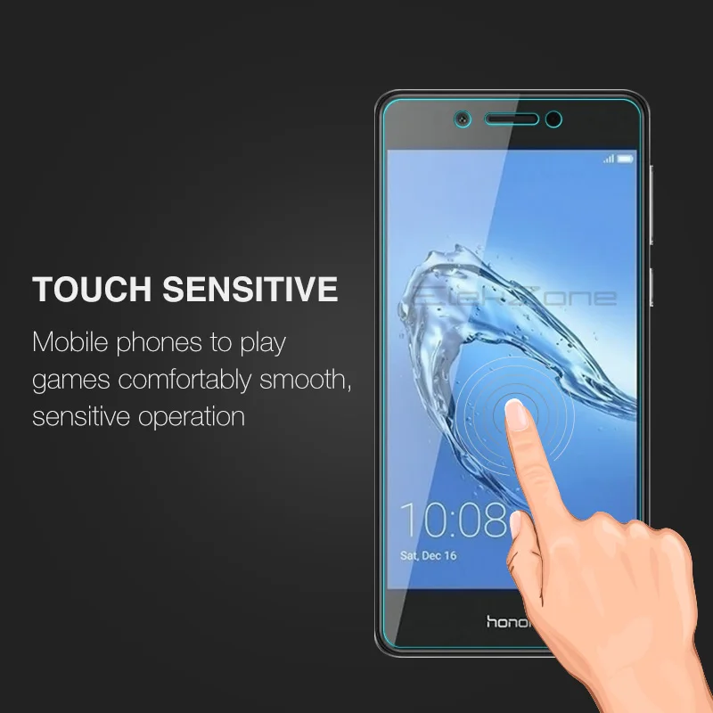 Закаленное стекло с нанопокрытием HD 9H для экрана телефона huawei Honor 6C 2.5D защитная