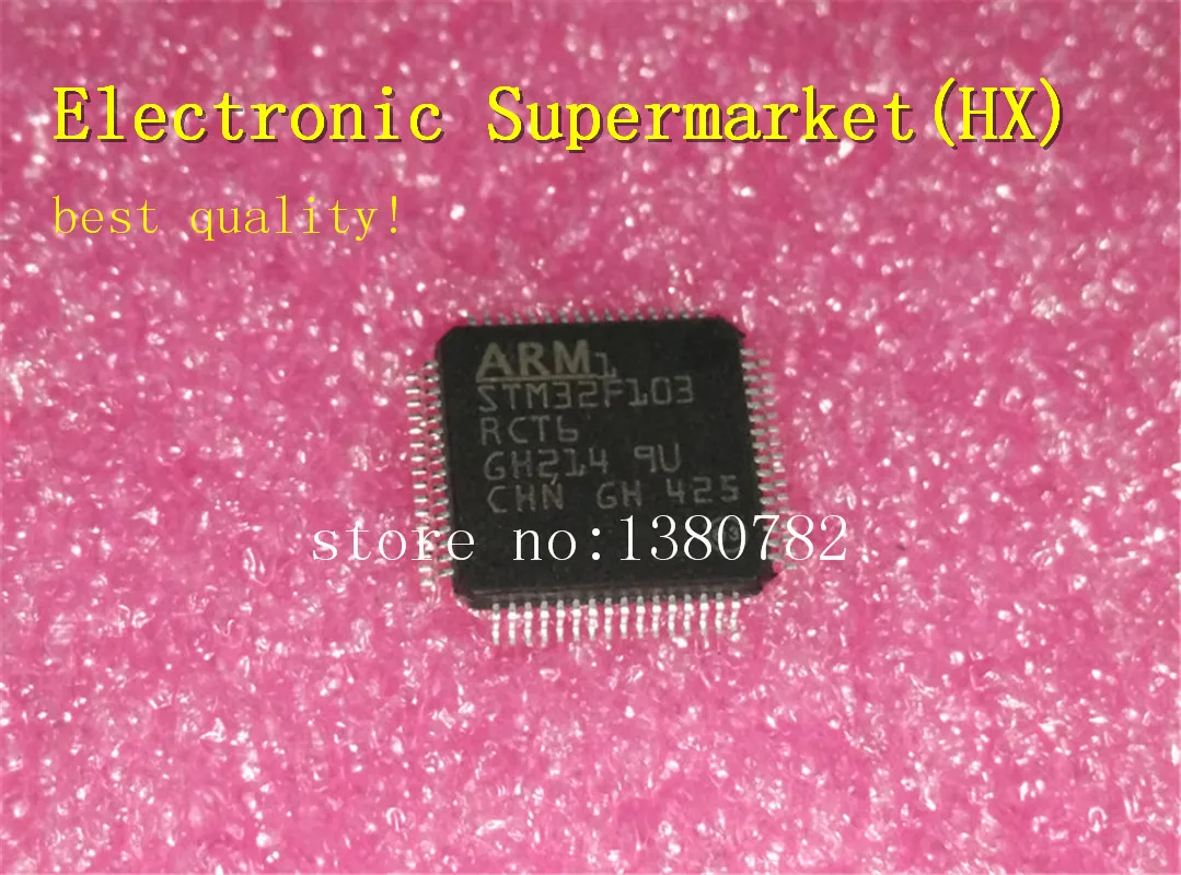 

Free Shipping 10pcs/lots STM32F103RCT6 STM32F103 QFP-64 New original IC In stock!