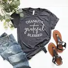 Спасибо, благодарная, благородная рубашка, женская одежда на христианскую тему, забавная, графическая, с коротким рукавом, женская футболка y2k, футболки с О-образным вырезом и изображением Иисуса Христа